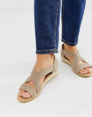 office suede sandals