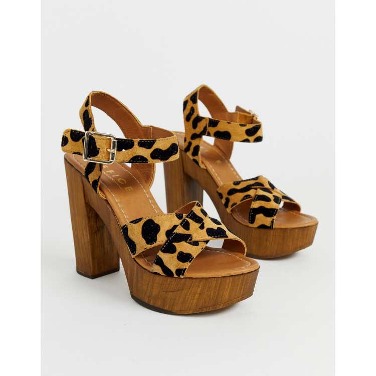 Office leopard best sale print sandals