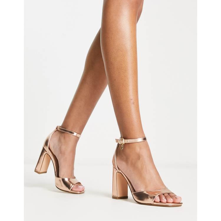 Office rose gold hot sale wedges