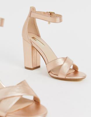 office block heel sandals
