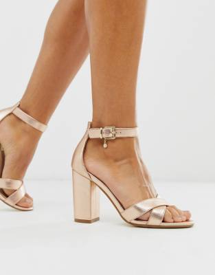 sandales dorées asos