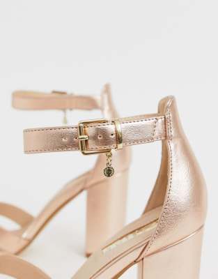 sandales dorées asos
