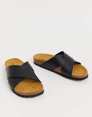 Elegant Black Slider Sandals for Office Wear Zambia Ubuy