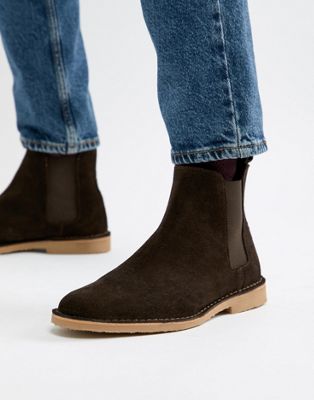 Office Iberian chelsea boots in brown 