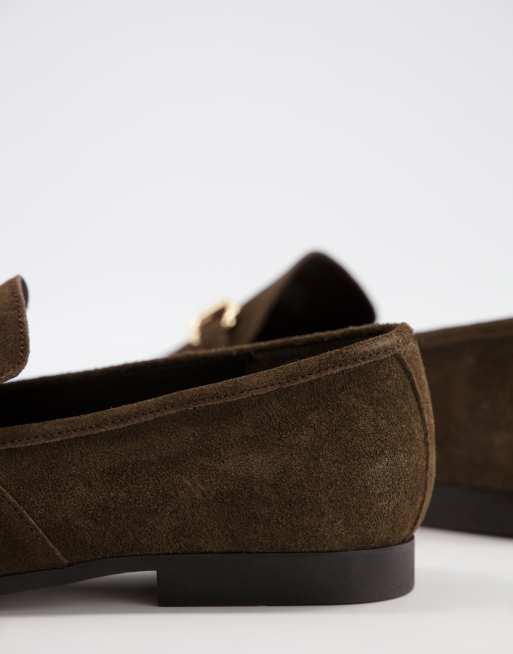 Office lemming bar loafers in brown suede, 2 of 4
