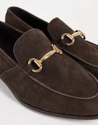 bruin suede loafers