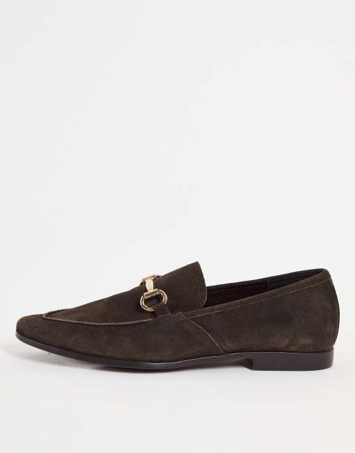 Office - Lemming - Mocassins en daim avec barre - Marron