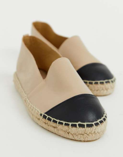 Office leather hot sale espadrilles