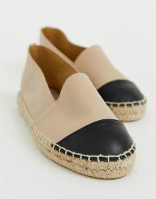 espadrilles beige leder