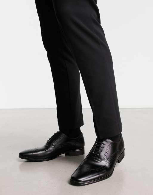 Office - Macro - Leren Brogues in zwart , 2 van 4