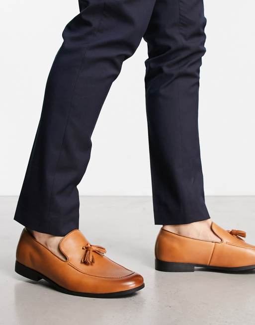Office Manage tassel loafers in tan leather, 4 of 4