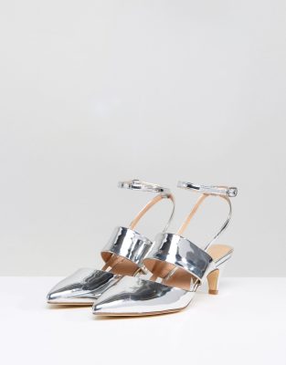 asos metallic shoes
