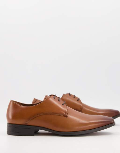 Office - Micro - Scarpe derby in pelle color cuoio