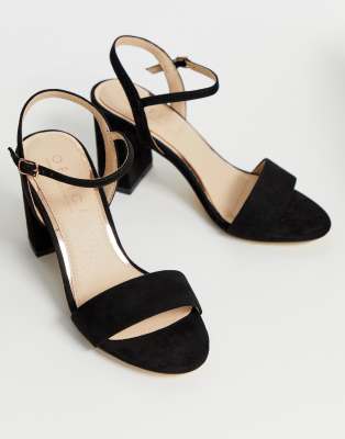 office black sandals heels