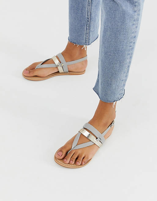 OFFICE salute leather flat sandals | ASOS