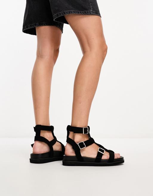 Strappy on sale velcro sandals