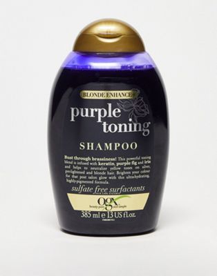 OGX Blonde Enhance + Purple Shampoo 385ml - ASOS Price Checker