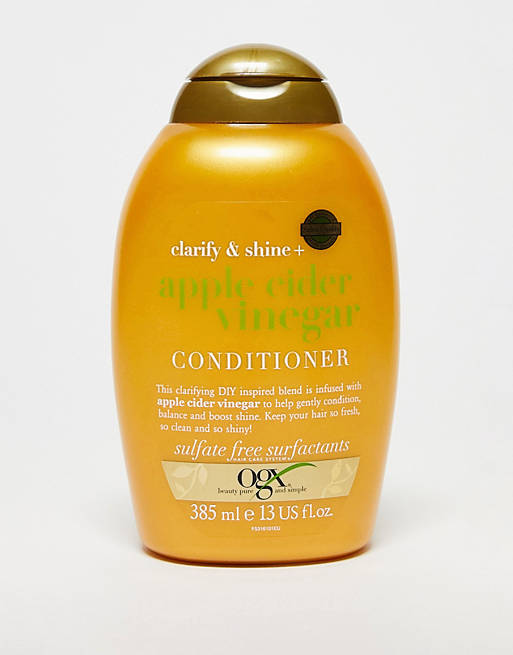 OGX Clarify & Shine+ Apple Cider Vinegar Conditioner 370g | ASOS