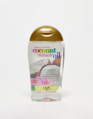 OGX Damage Remedy+ Coconut Miracle Oil Extra Strength Penetrating Oil 100ml | ASOS
