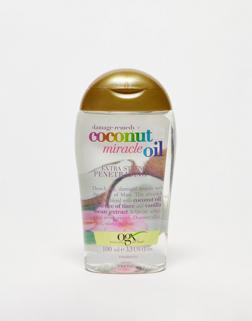 OGX Damage Remedy+ Coconut Miracle Oil Extra Strength Penetrating Oil 100ml-No colour
