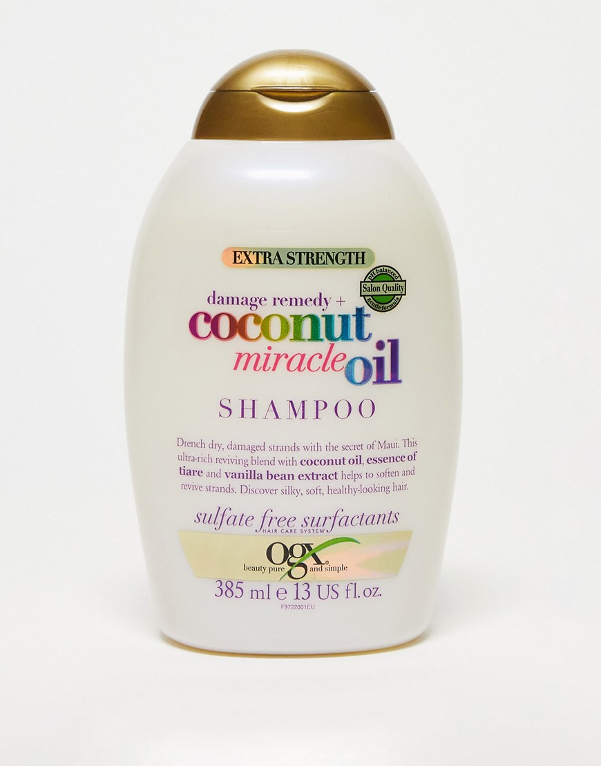 OGX Damage Remedy+ Coconut Miracle Oil Shampoo 385ml-No colour
