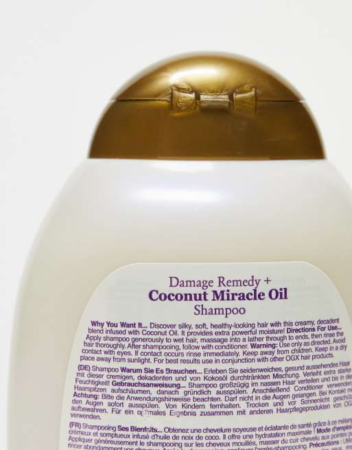 OGX Damage Remedy+ Coconut Miracle Oil Shampoo 385ml, 3 of 4