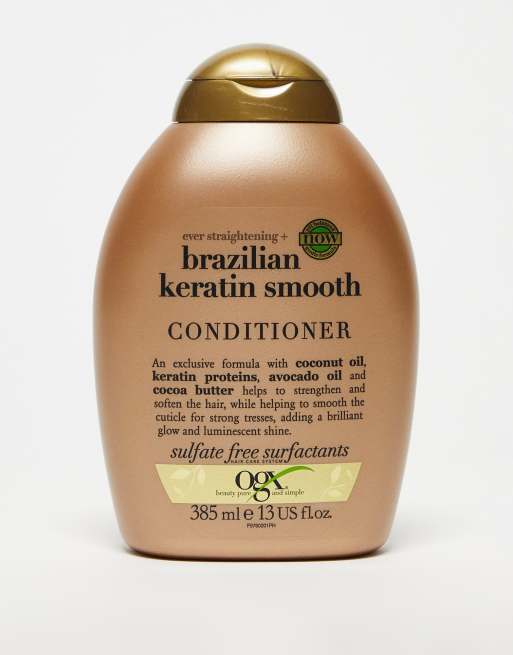 OGX Ever Straightening Brazilian Keratin Smooth Conditioner 385ml