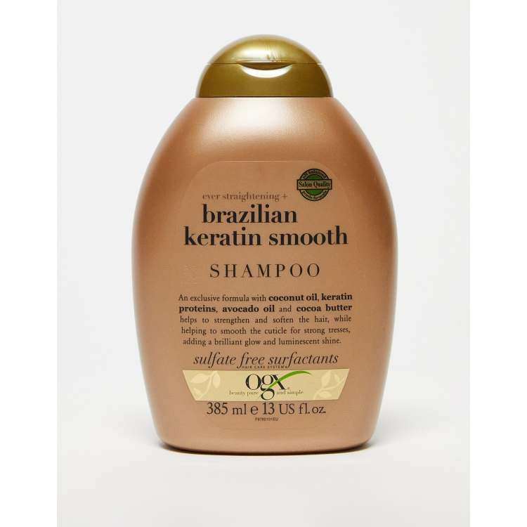 Ogx ever straight hotsell brazilian keratin smooth shampoo