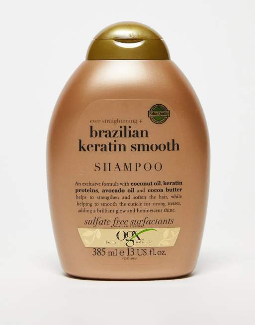 Ogx brazilian keratin smooth shampoo sale