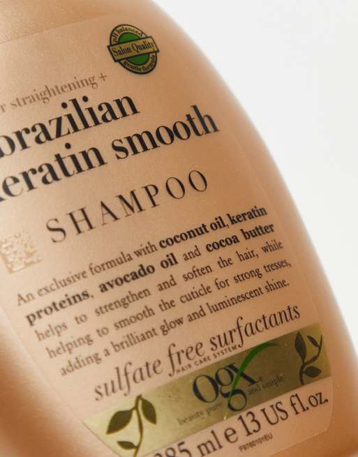 Ever straightening brazilian keratin smooth outlet shampoo