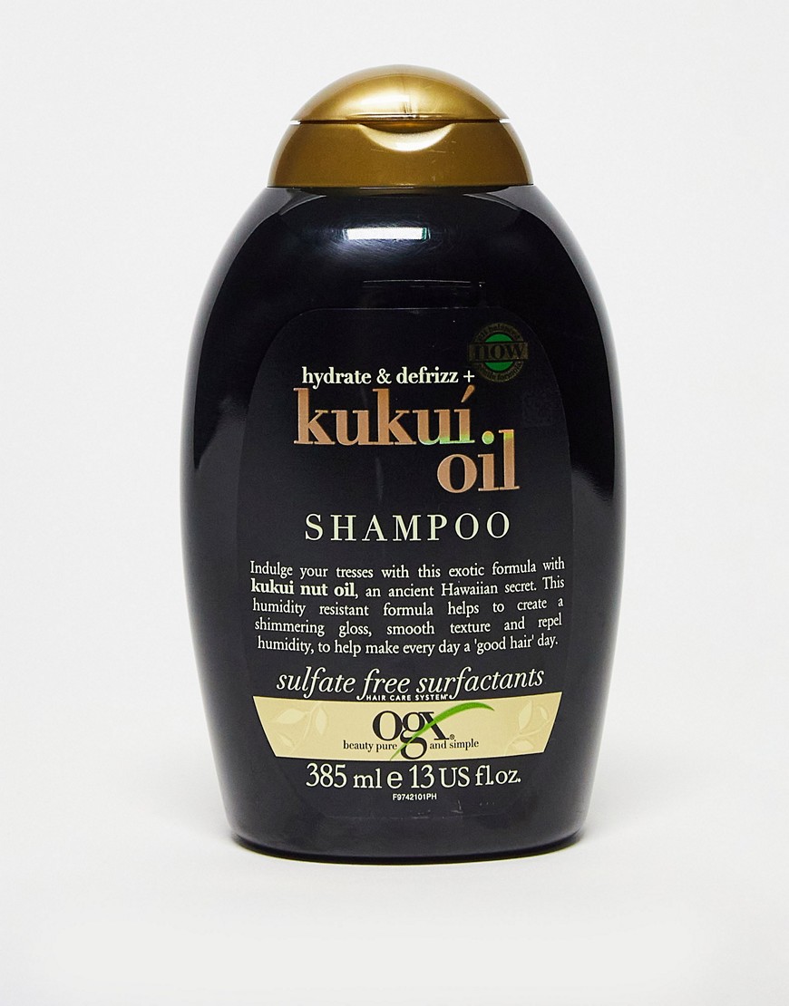 OGX Hydrate & Defrizz+ Kukui Oil Shampoo 385ml-No colour