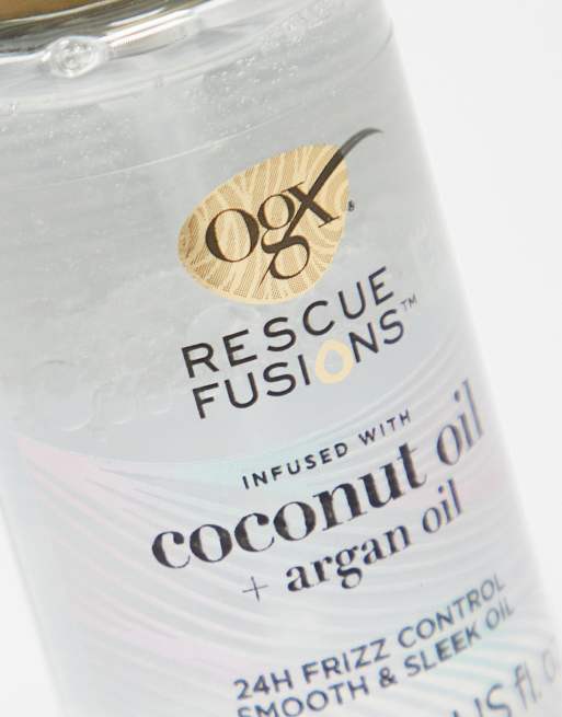 OGX Rescue Fusions 24H Frizz Control Smooth & Sleek Oil, 50ml, 3 of 4