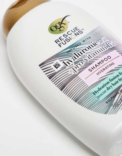 OGX Rescue Fusions Hyaluronic Acid Hydrating Hair Shampoo 385ml, 3 of 4