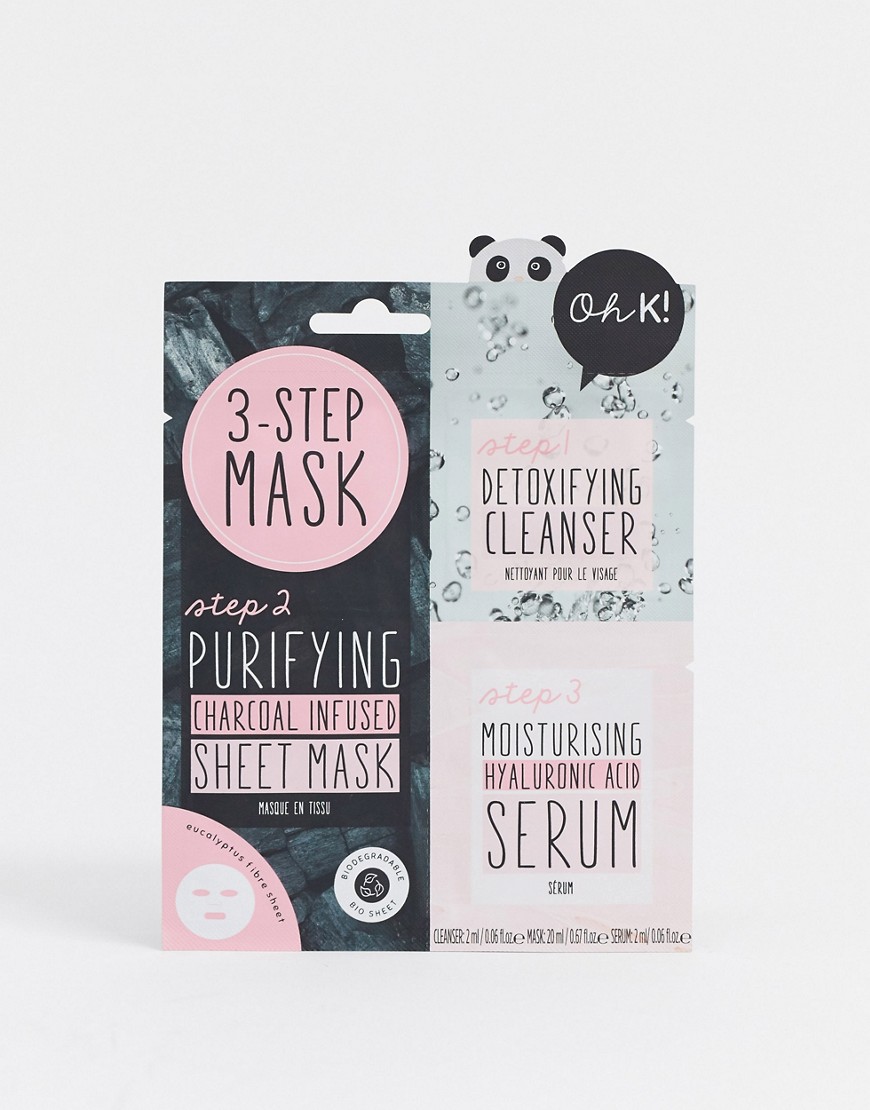 Oh K! 3 - Detox Step Mask - Gezichtsbehandeling-Zonder kleur