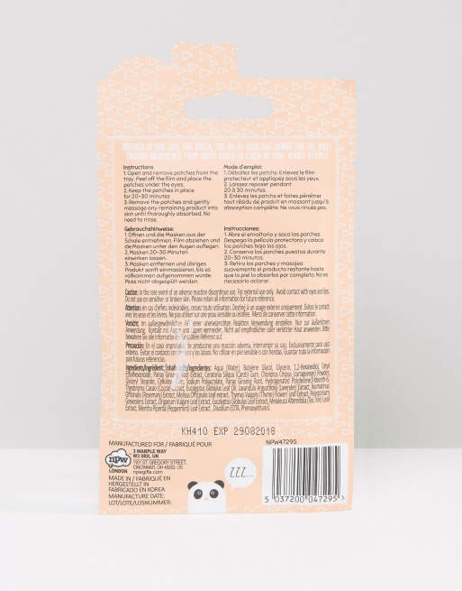 Oh K! - Maschera occhi stimolante all'eucalipto e ginseng, 4 di 4