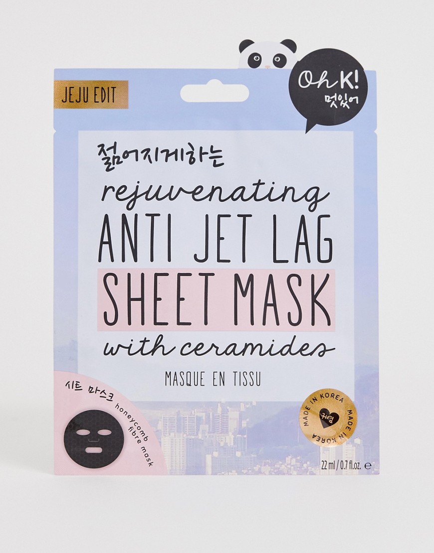 oh k! rejuvenating anti jet lag sheet mask-no colour