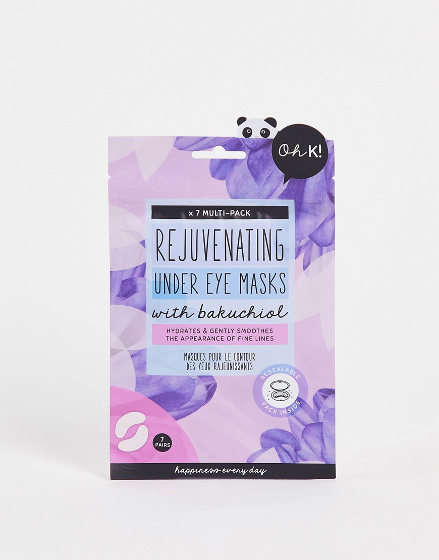 Oh K! ! Rejuvenating Under Eye Mask With Bakuchiol (7 Pairs)-no Color