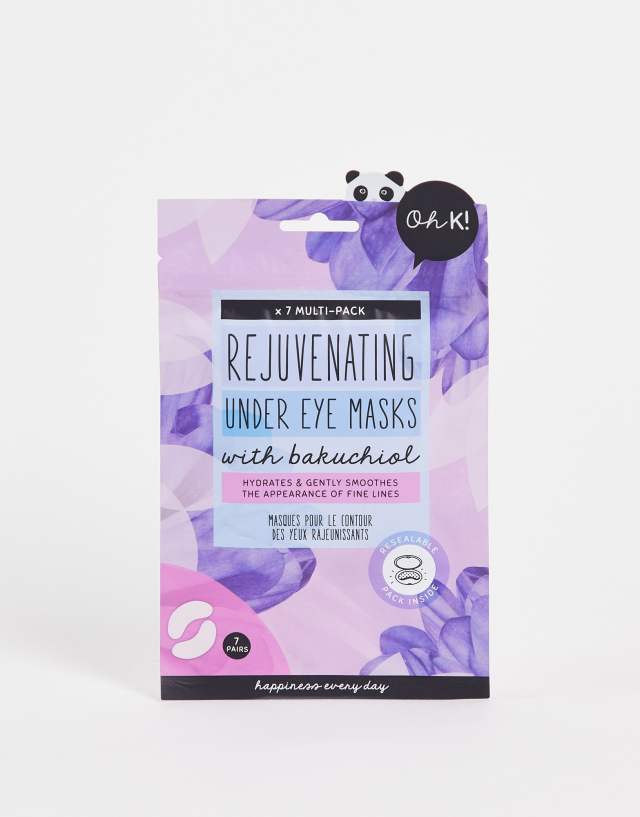 Oh K! Rejuvenating Under Eye Mask with Bakuchiol (7 pairs)