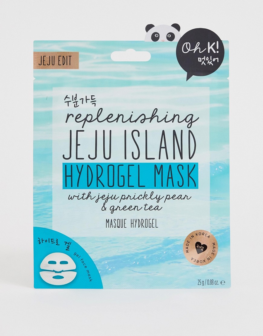 Oh K! – Replenishing Jeju Island Hydrogel Mask – Ansiktsmask-Ingen färg