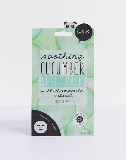 Oh K! Soothing Cucumber Sheet Mask with Chamomile