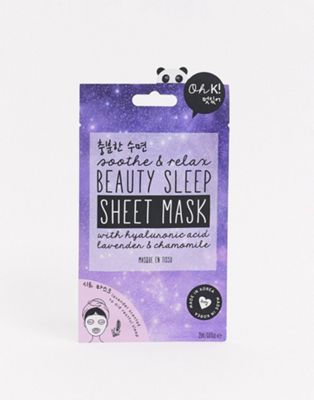 Oh K! Soothe & Relax Beauty Sleep Sheet - Masker-Zonder kleur
