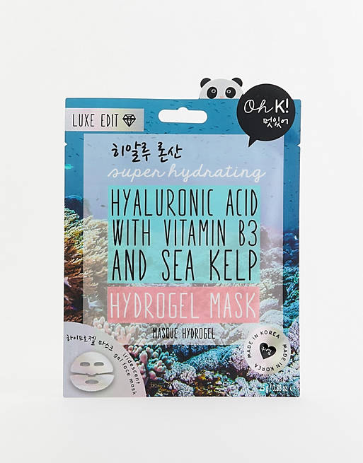 Oh K! Super Hydrating Hyaluronic Acid with Sea Kelp Hydrogel Face Mask