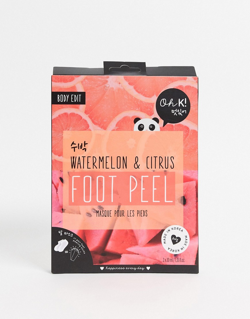 Oh K! – Watermelon Pink Foot Peel – Fotmask-Ingen färg