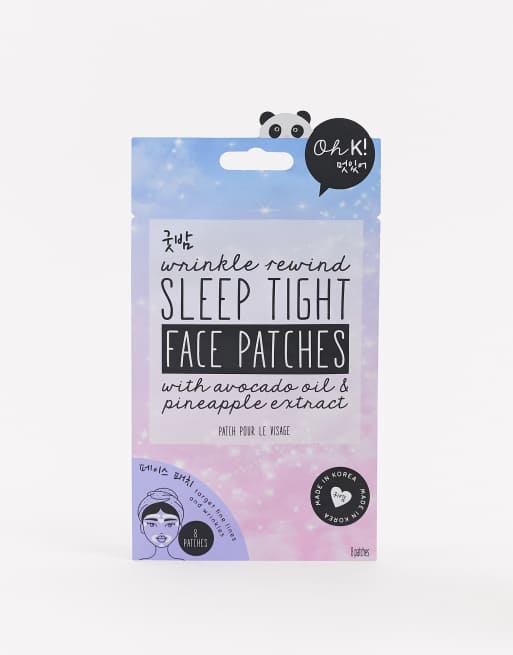 Oh K! – Wrinkle Rewind Sleep Tight Face Patches – Anti-Falten-Gesichts-Patches