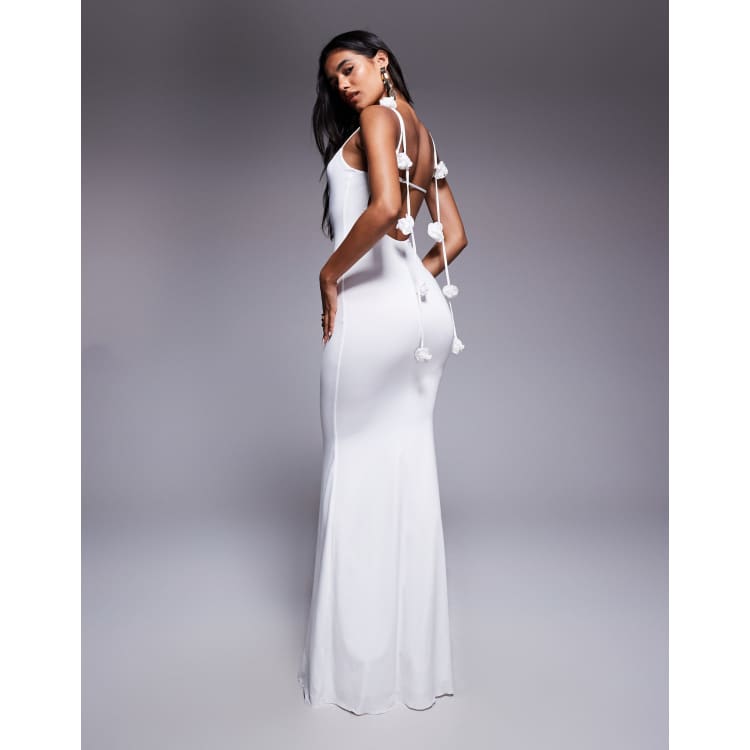 princess polly white backless dress Love Is Alive Lace Backless Mini Dress | White | Womens