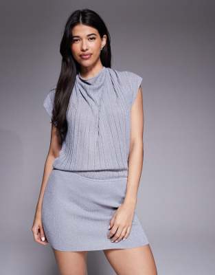 sachin and babi light blue dress Topshop Backless Batwing Minidress