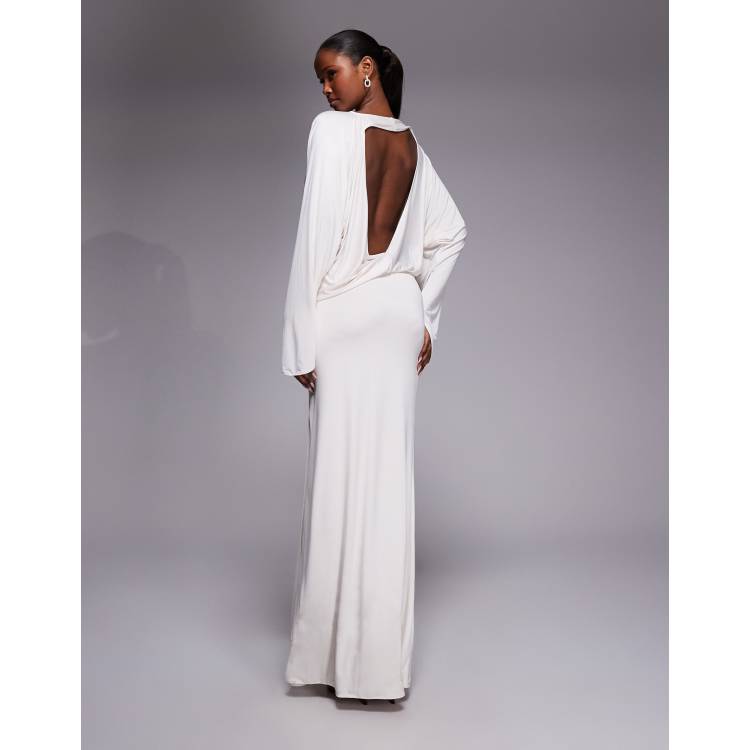 long sleeve v neck dress maxi Amazon.com: Zhyaj Women's Deep V Neck Long Sleeve Dresses Pleated High  Waist Side Slit Long Dress A Line Club Party Evening Fall Maxi Dress A  Black : Clothing, Shoes & Jewelry main image 1