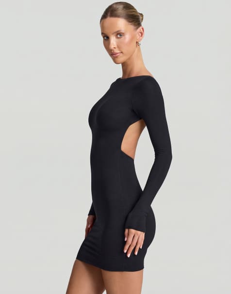 white christmas dresses Weird Puss Hollow Wrap Sexy Dress – Ivelb