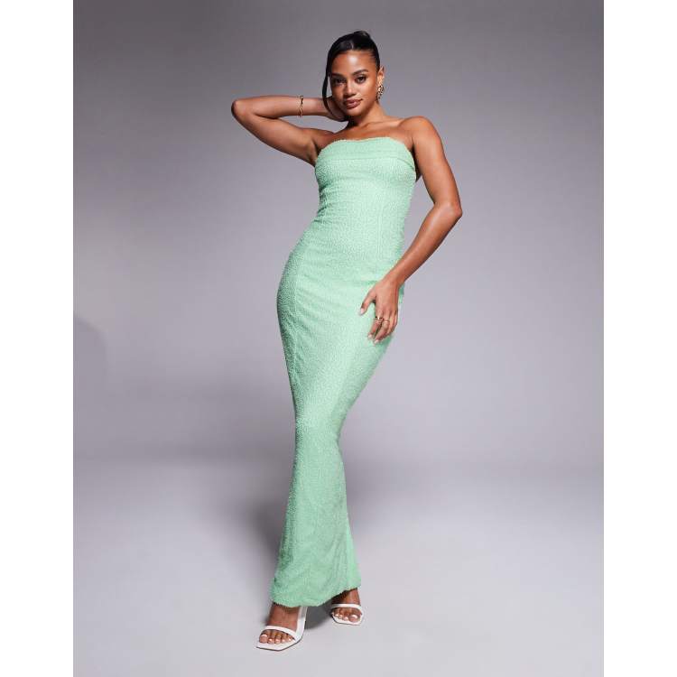 Oh Polly Palermo embellished corset midaxi dress in mint green | ASOS