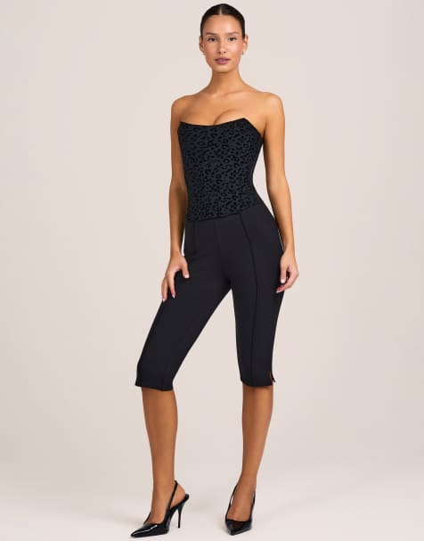 Oh Polly pantalon capri noir - view 1